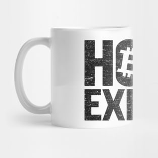 Funny Hodl Expert Bitcoin Crypto Currency BTC Gift Mug